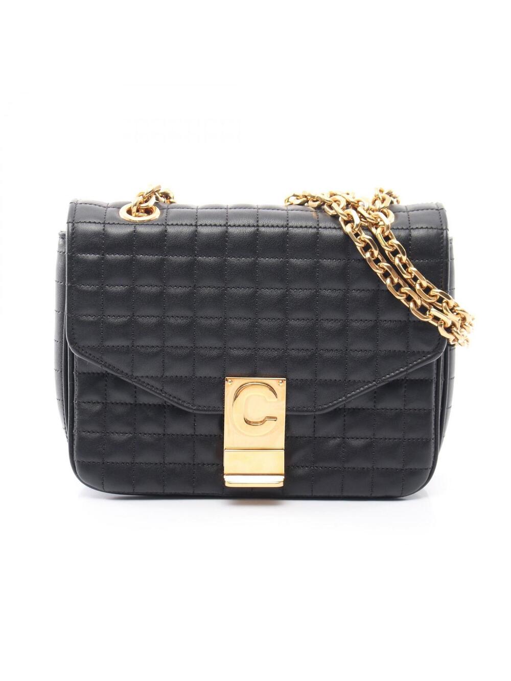 Celine C Small Chain Shoulder Handbag #351829C12B